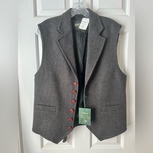 Orvis casual wool vest